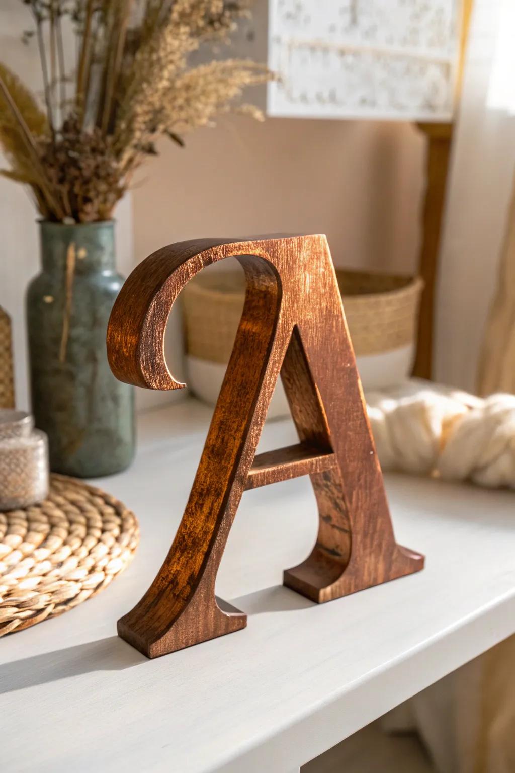 Transform wooden letters into stunning faux metal masterpieces for a chic, high-end look!