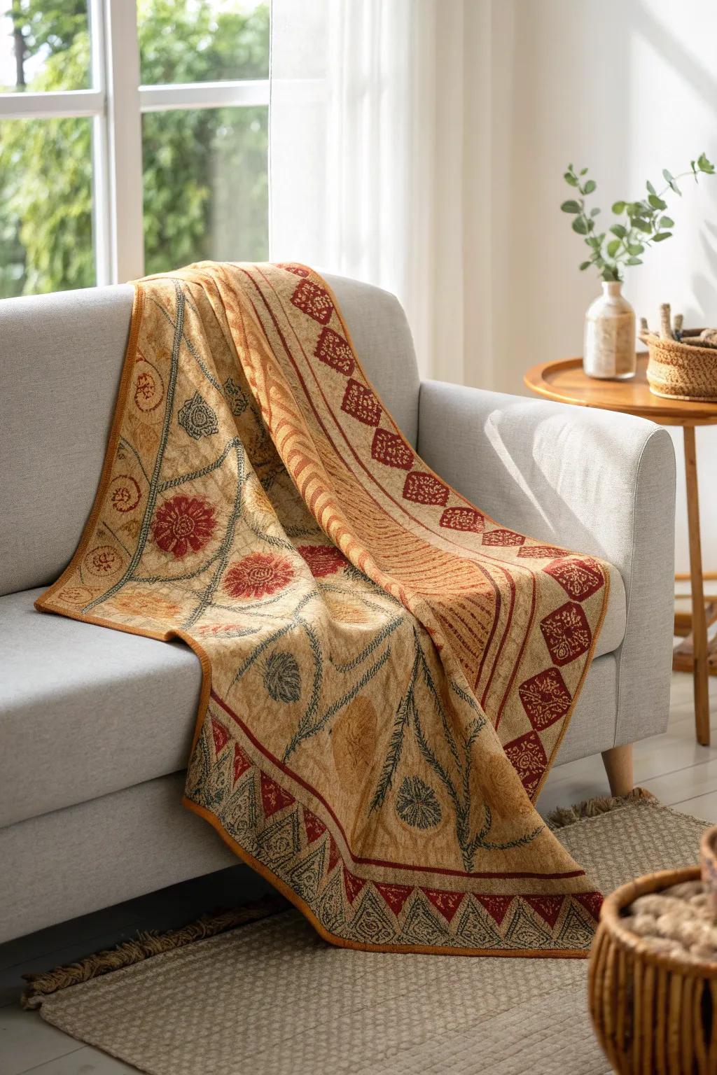 Transform your space with the warmth of a batik quilt—where craftsmanship meets cozy elegance.