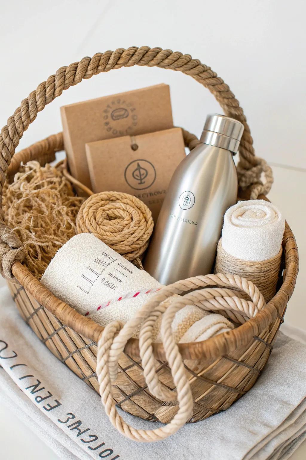 Curate the perfect Fitness Fanatic's Kit with natural elegance and simplicity.