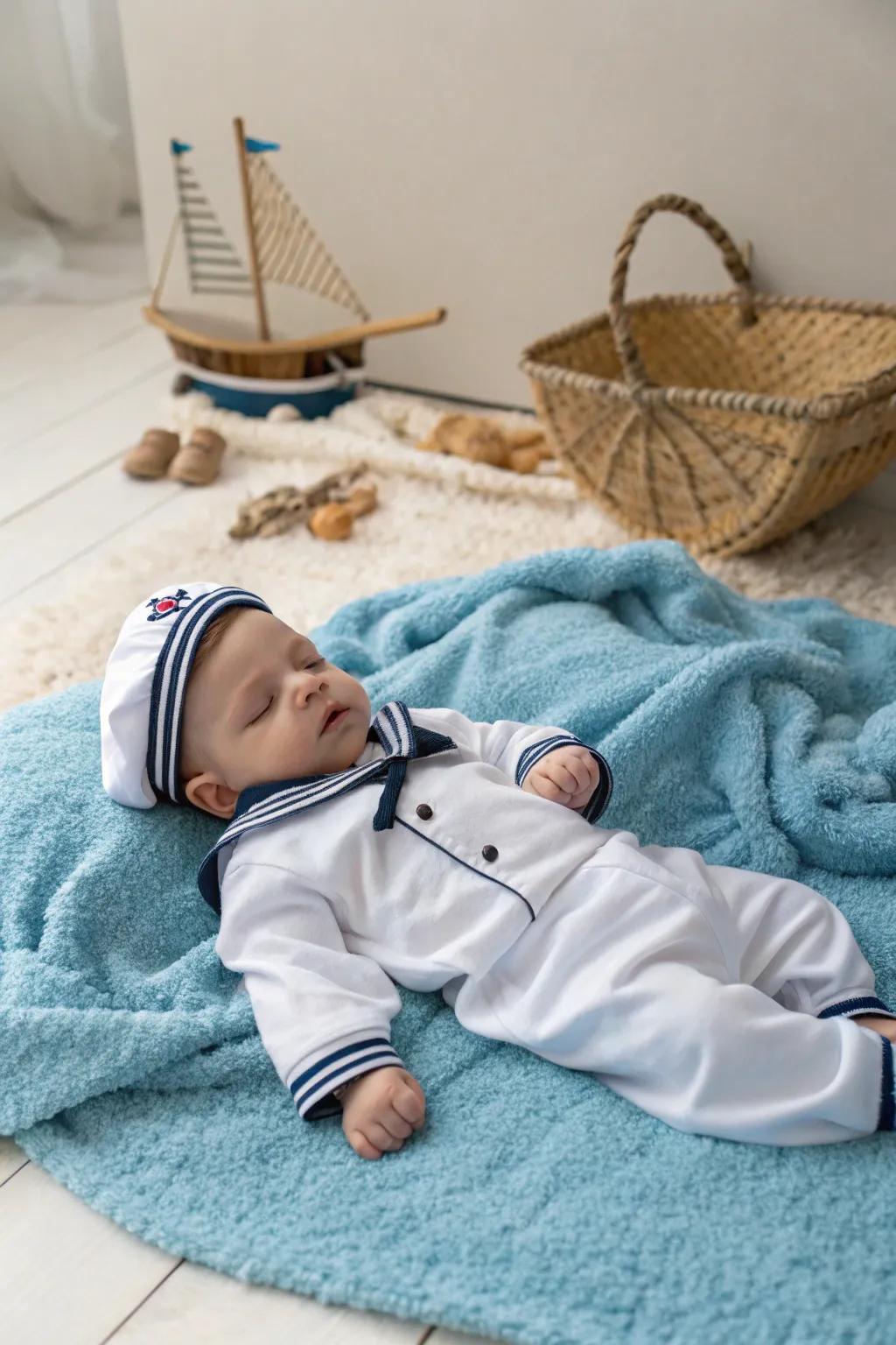 Sailing into sweet dreams: A nautical adventure at home.