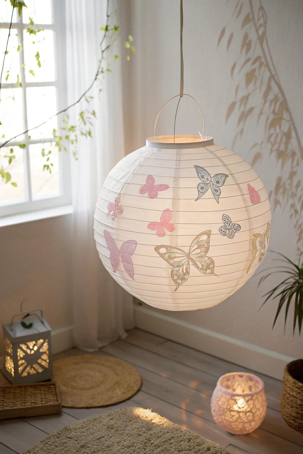 Illuminate your space with the delicate charm of butterfly lanterns, where simplicity meets artistry.