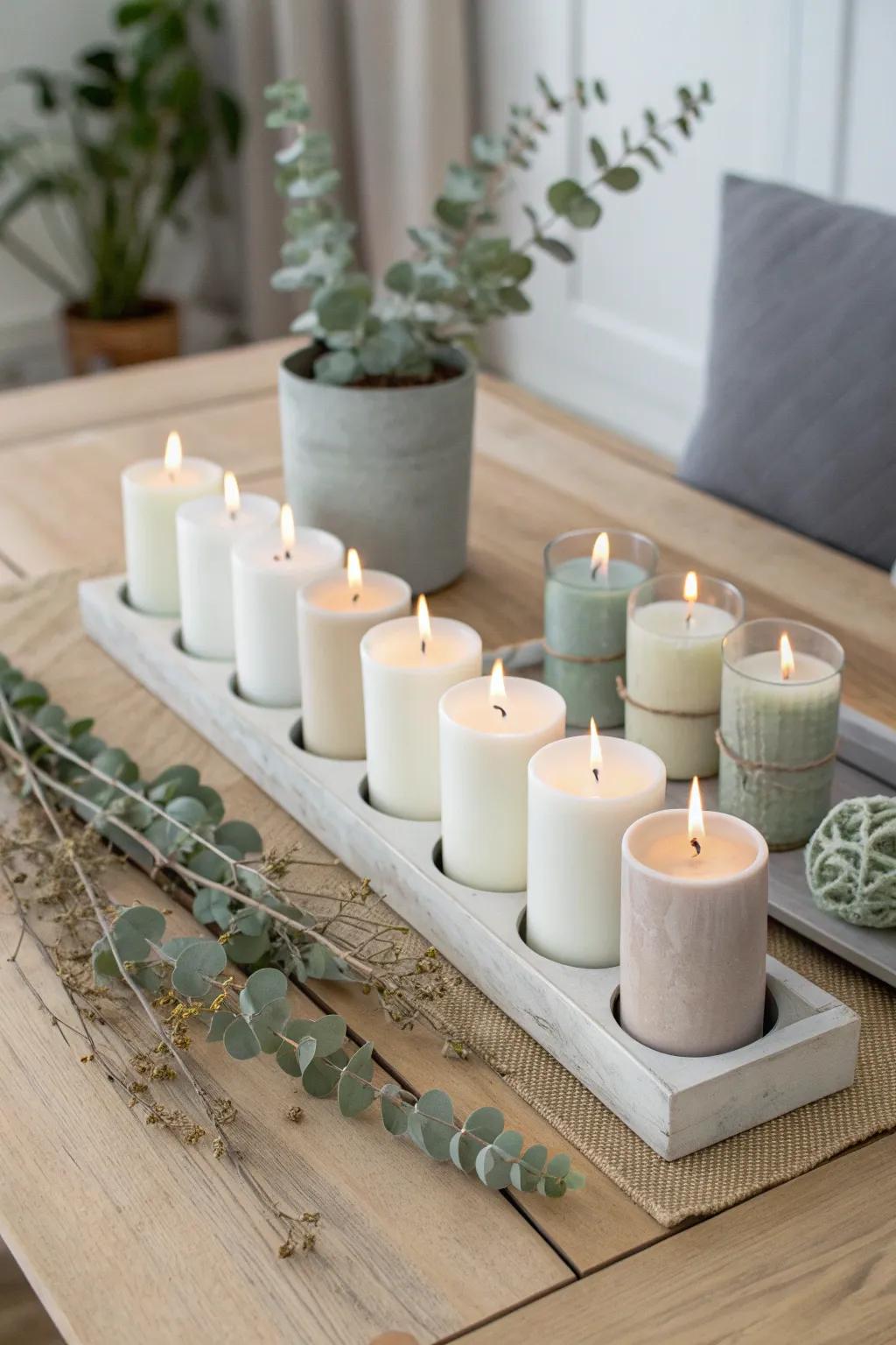 Simplicity in symmetry: Elevate your craft show display with a touch of Nordic elegance.