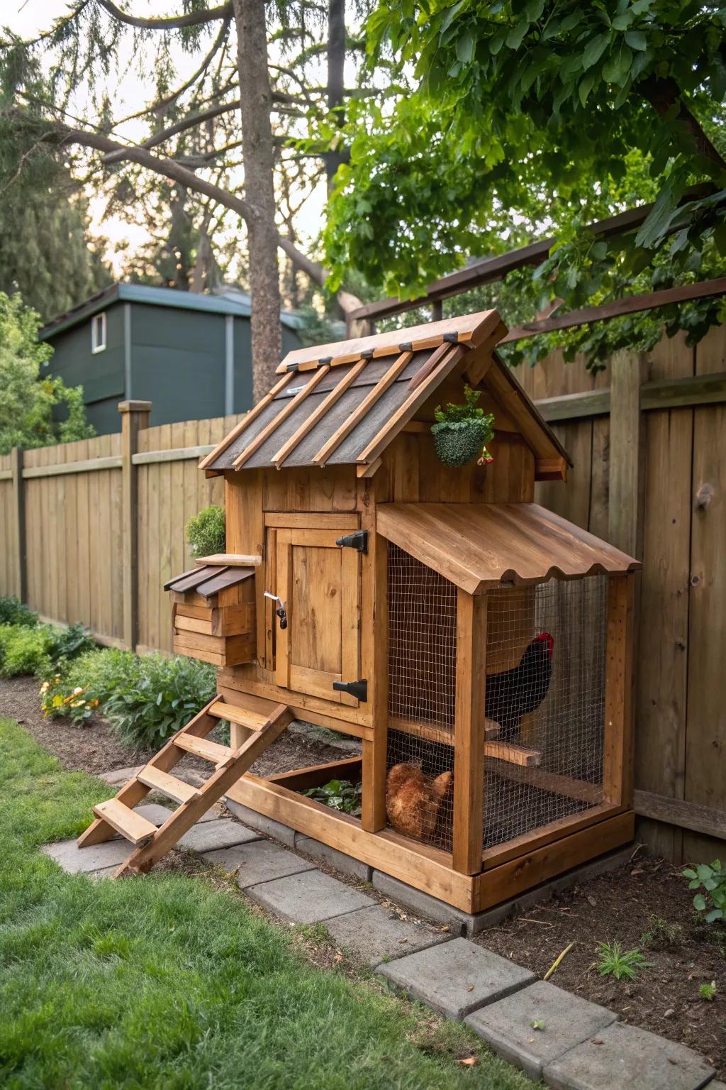 Elevate your outdoor roosting space with craftsmanship that blends nature and safety.
