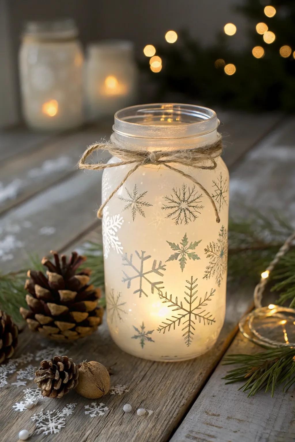 Illuminate your holiday season with eco-friendly elegance. 🌿✨ #EcoFriendlyDecor #ChristmasCrafts