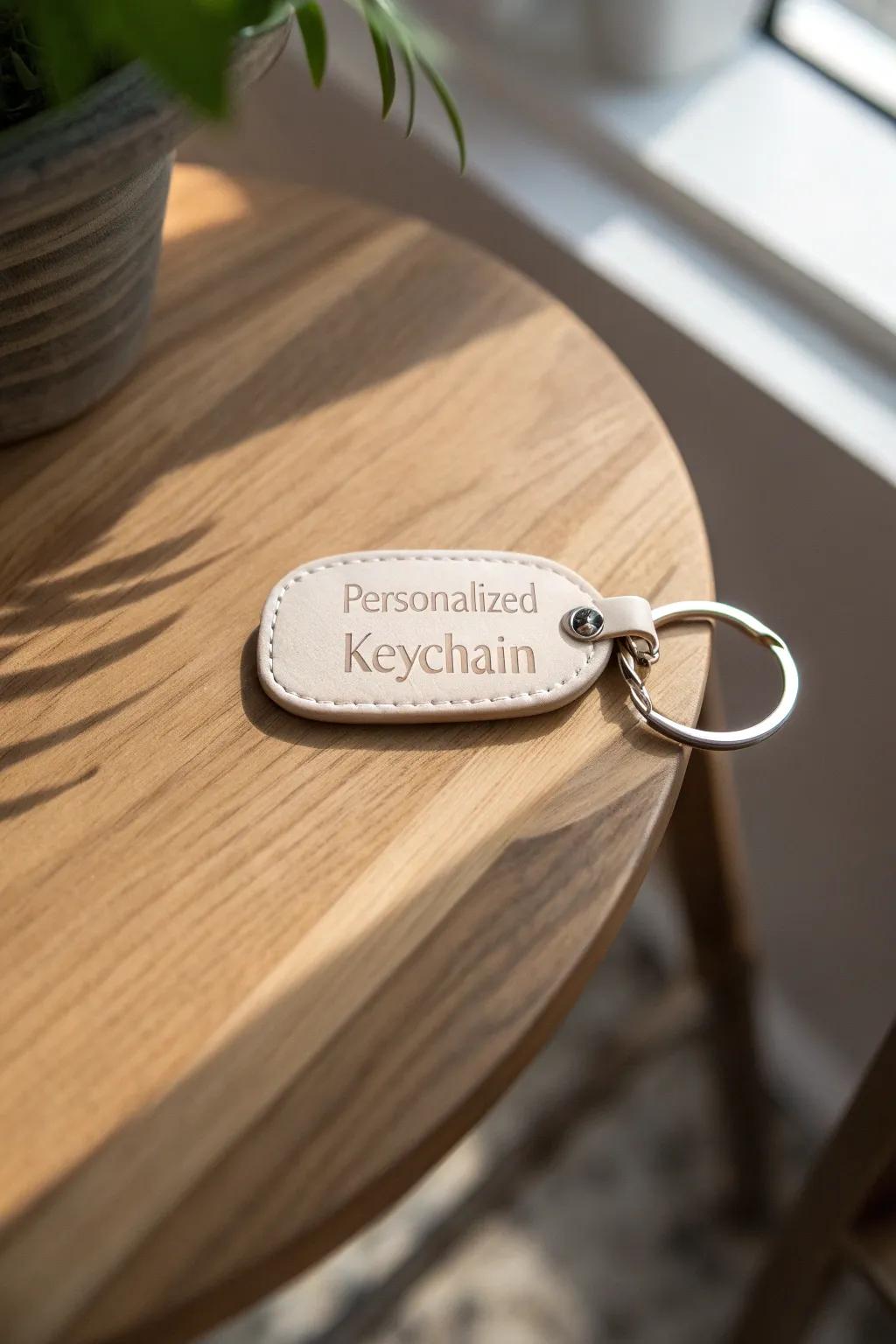 Elevate everyday essentials with personalized elegance. Discover the beauty of bespoke keychains.