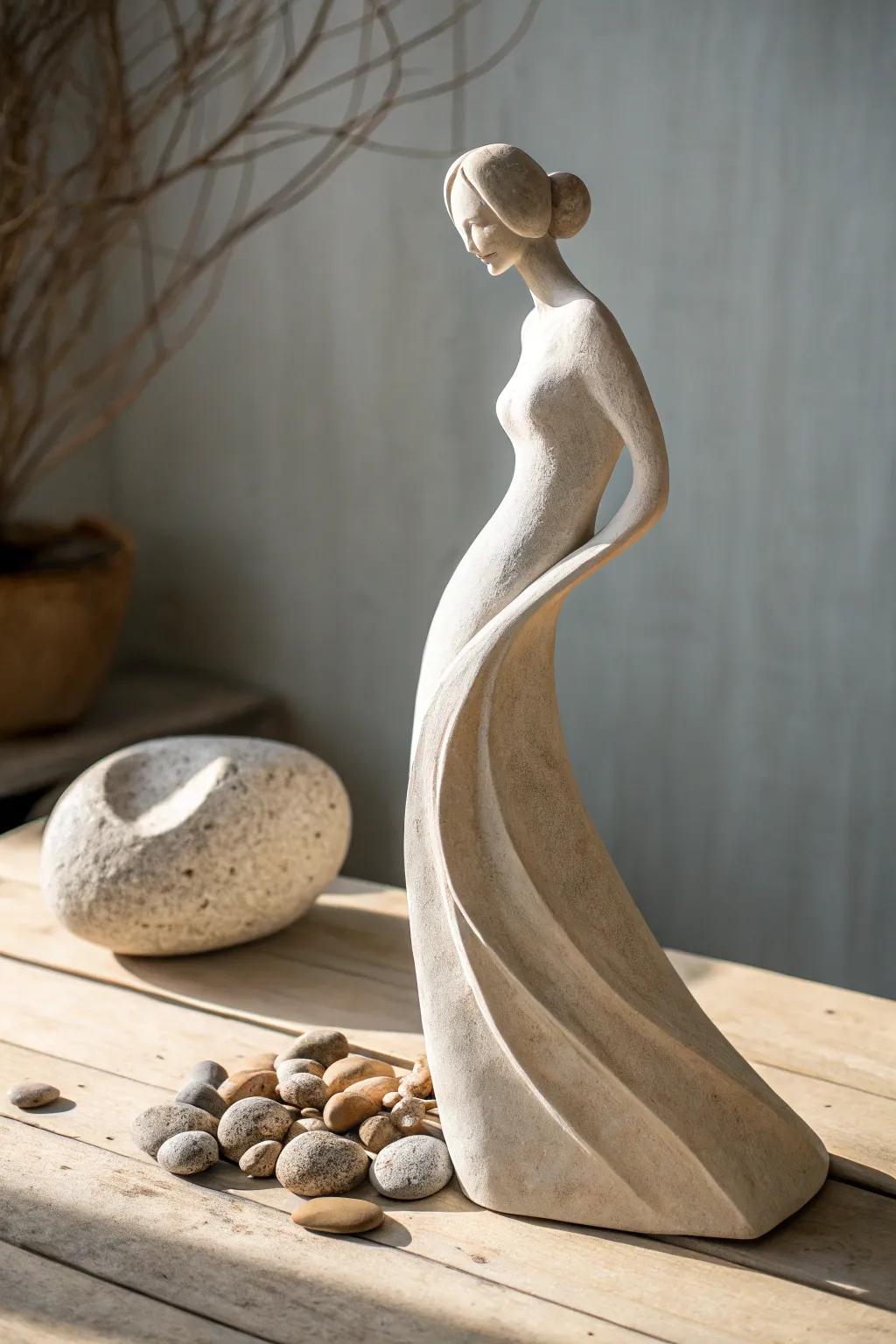 Celebrate the art of simplicity with handcrafted clay figures that speak to the soul.