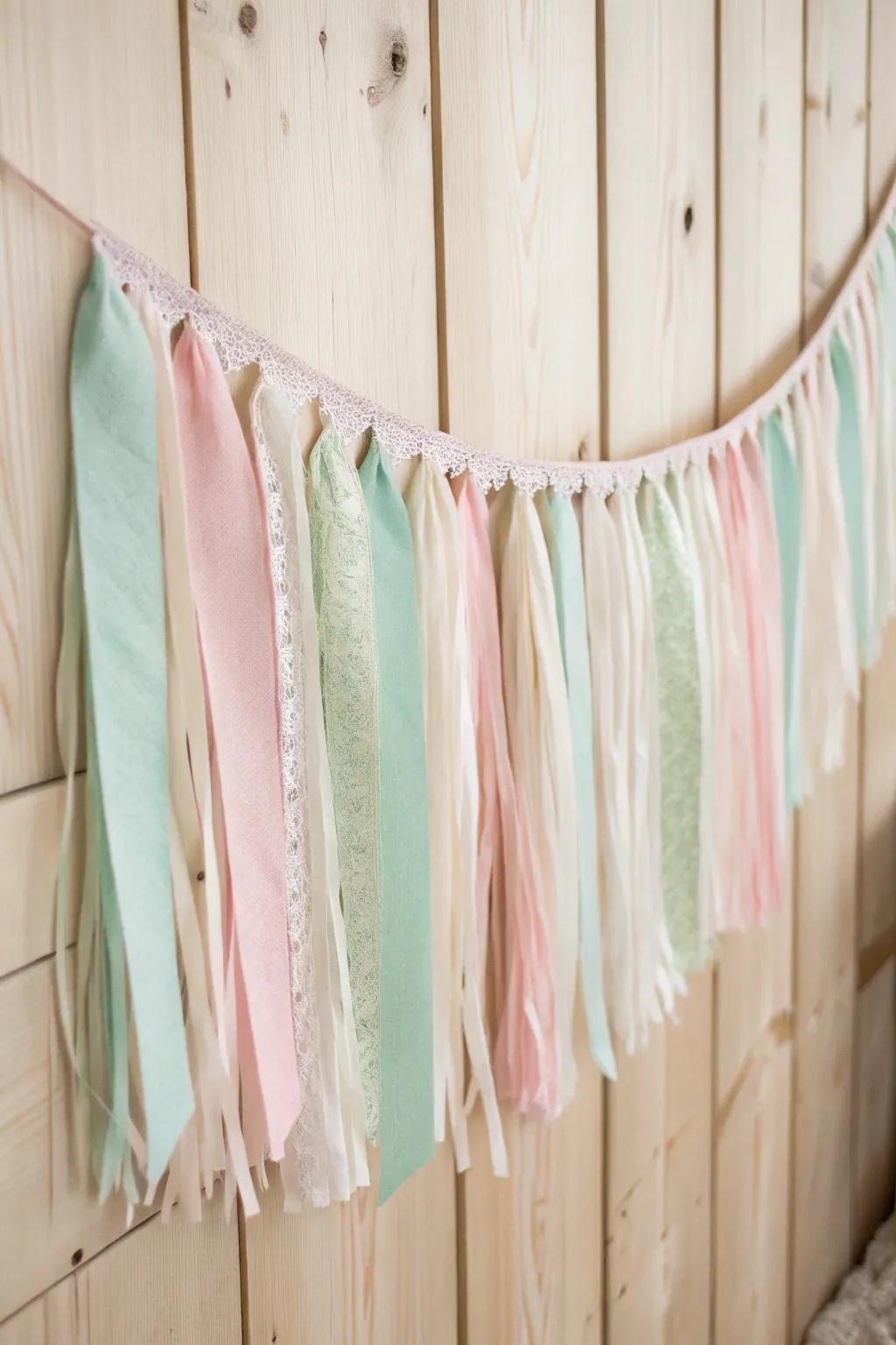 Celebrate with style: DIY banners that bring a touch of elegance to your baby shower decor.