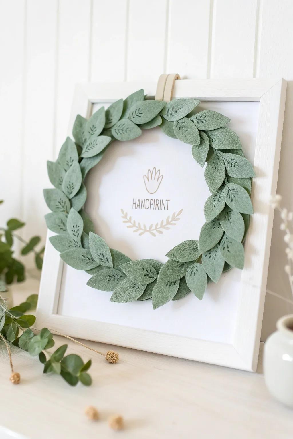Capture the spirit of creativity with this charming DIY felt wreath, crafted with love and simplicity for the perfect classroom door decor.