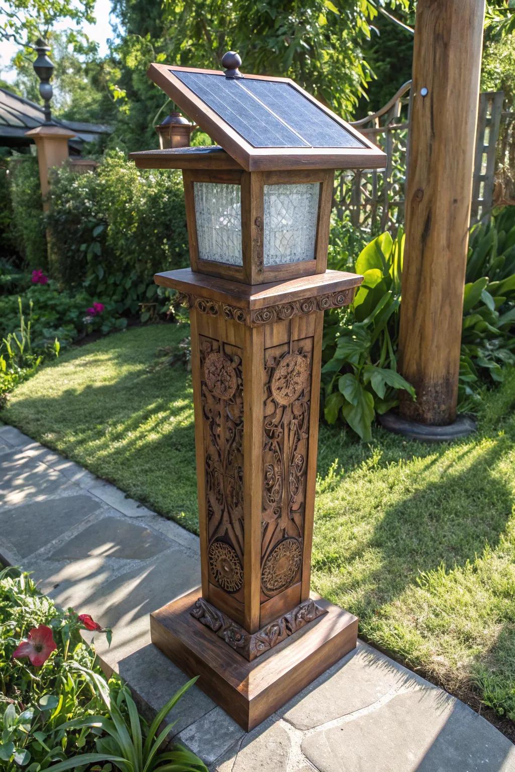 Illuminate your garden with solar-powered elegance and masterful craftsmanship.