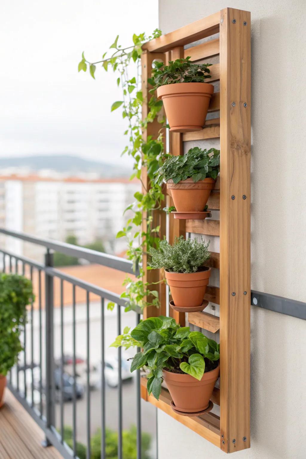 Create your own vertical garden paradise with these stylish DIY railing planters!
