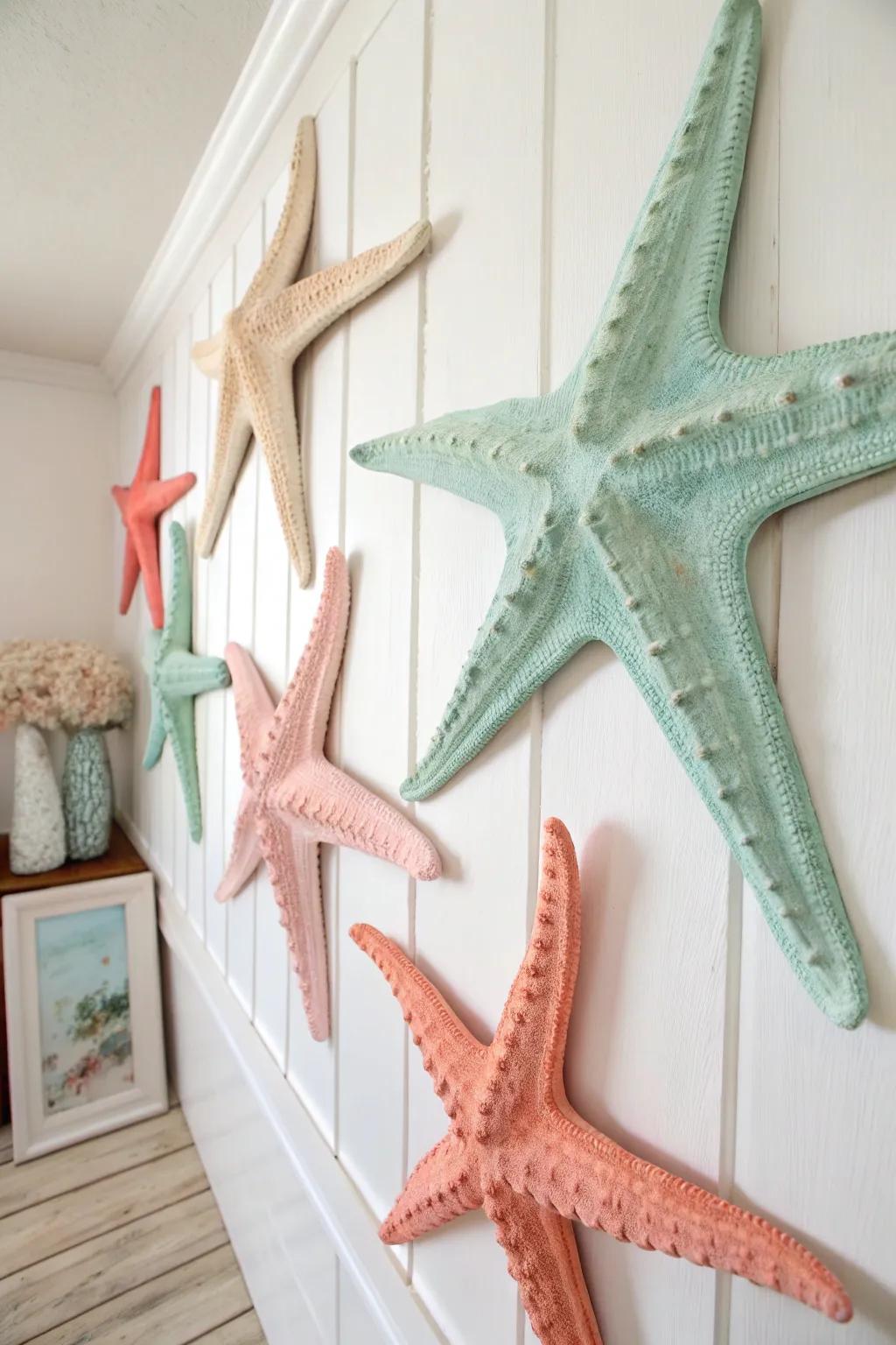 Transform your space with serene starfish wall art, blending minimalist elegance with coastal charm.