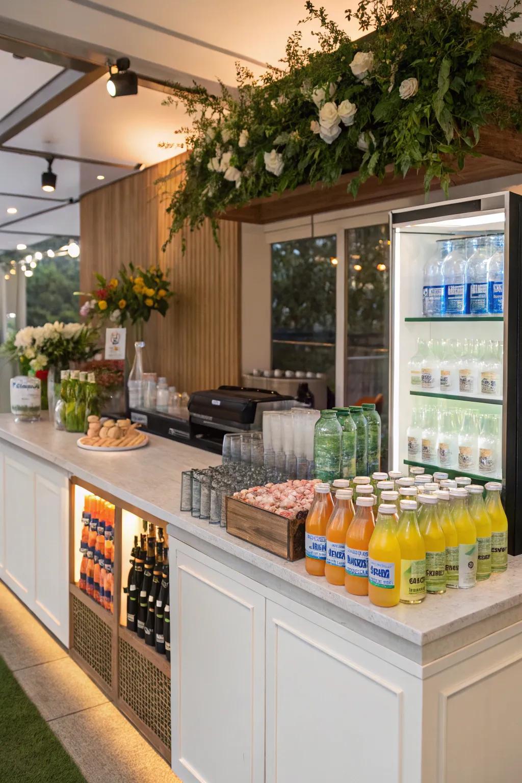 Design your station to transition smoothly between indoor and outdoor settings.