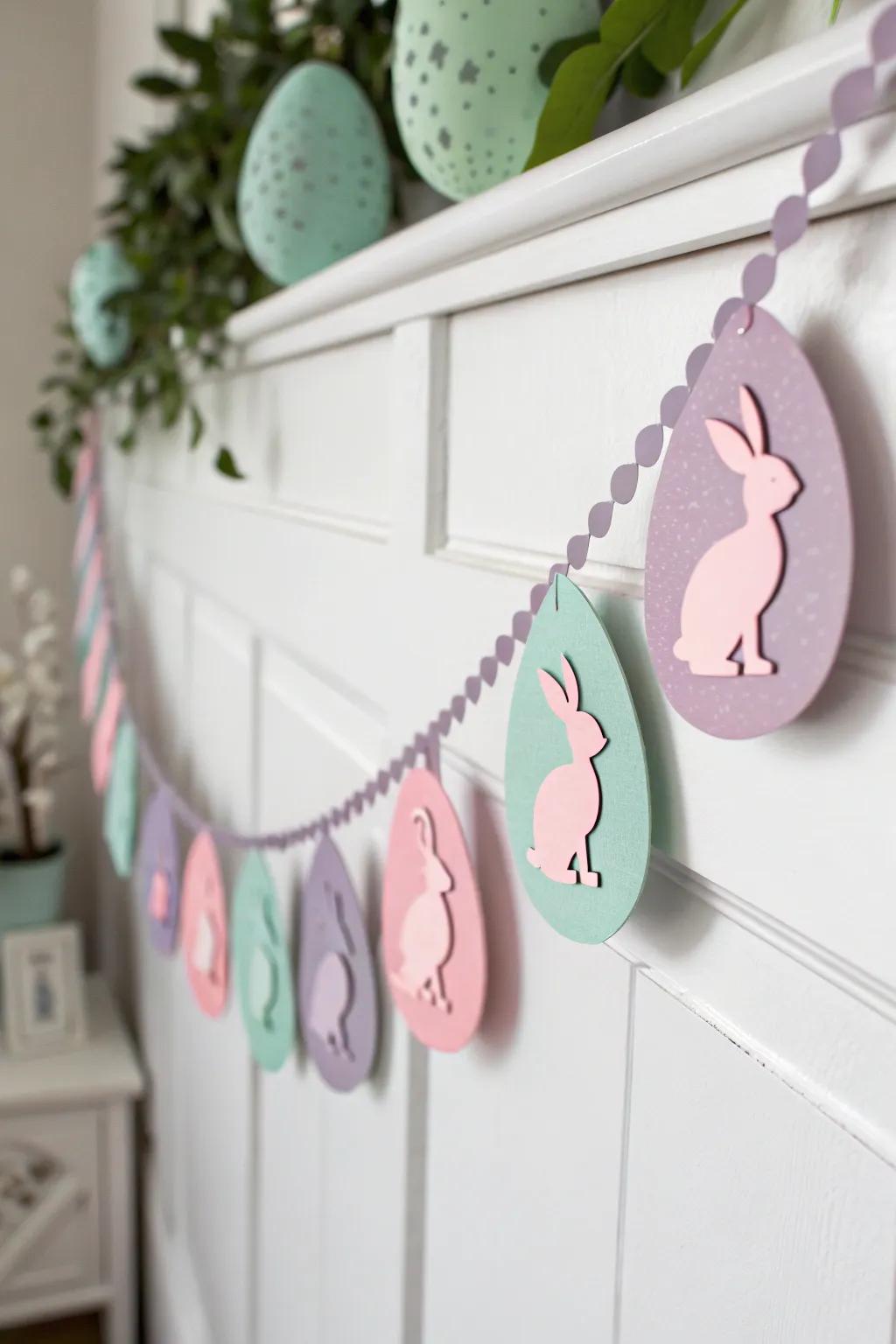 Brighten your space with a touch of whimsy and elegance—DIY Easter garland perfection!