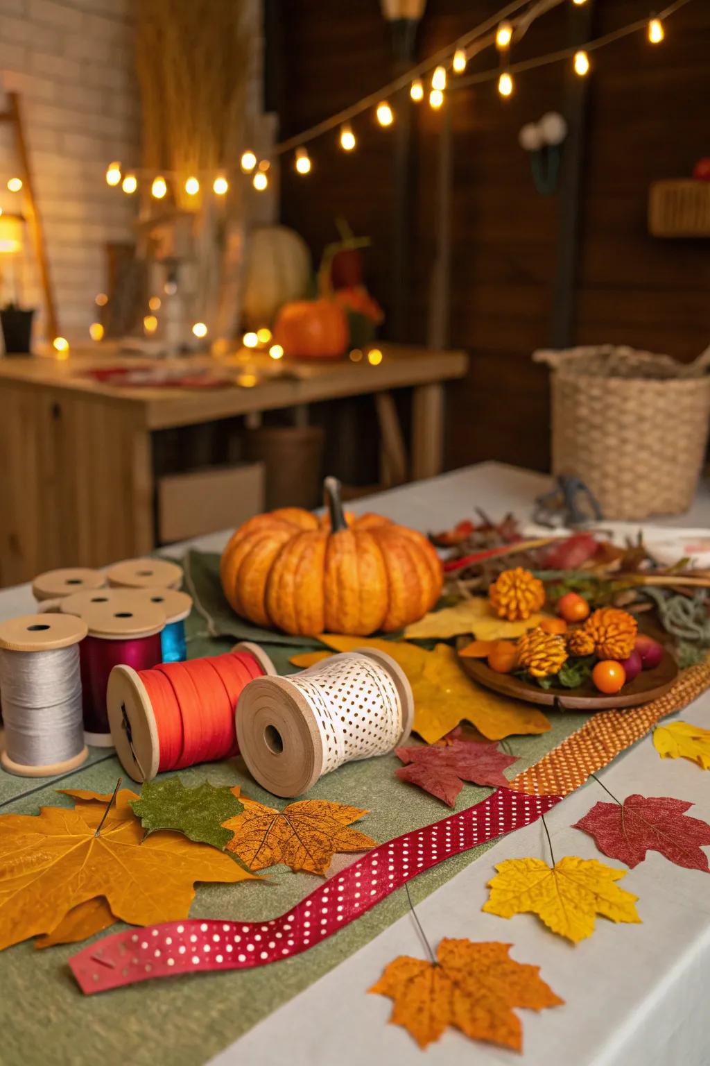 Unleash your creativity with a fall craft night together.