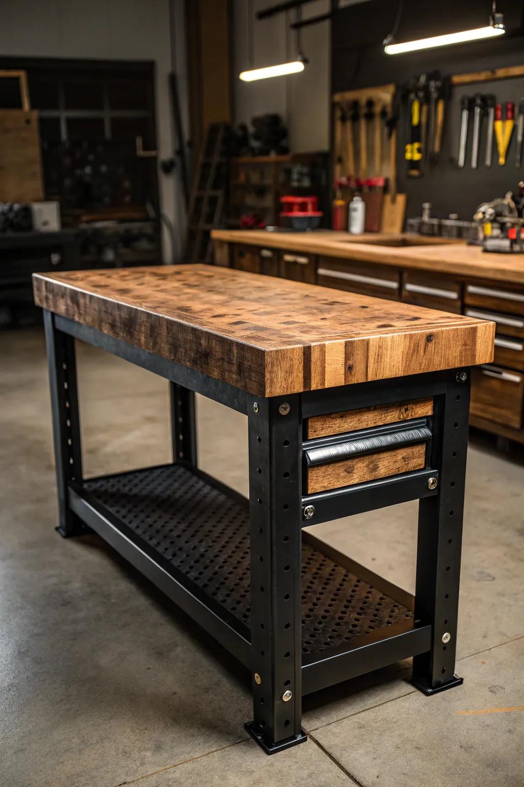Craftsmanship at its finest: where rustic charm meets modern functionality.