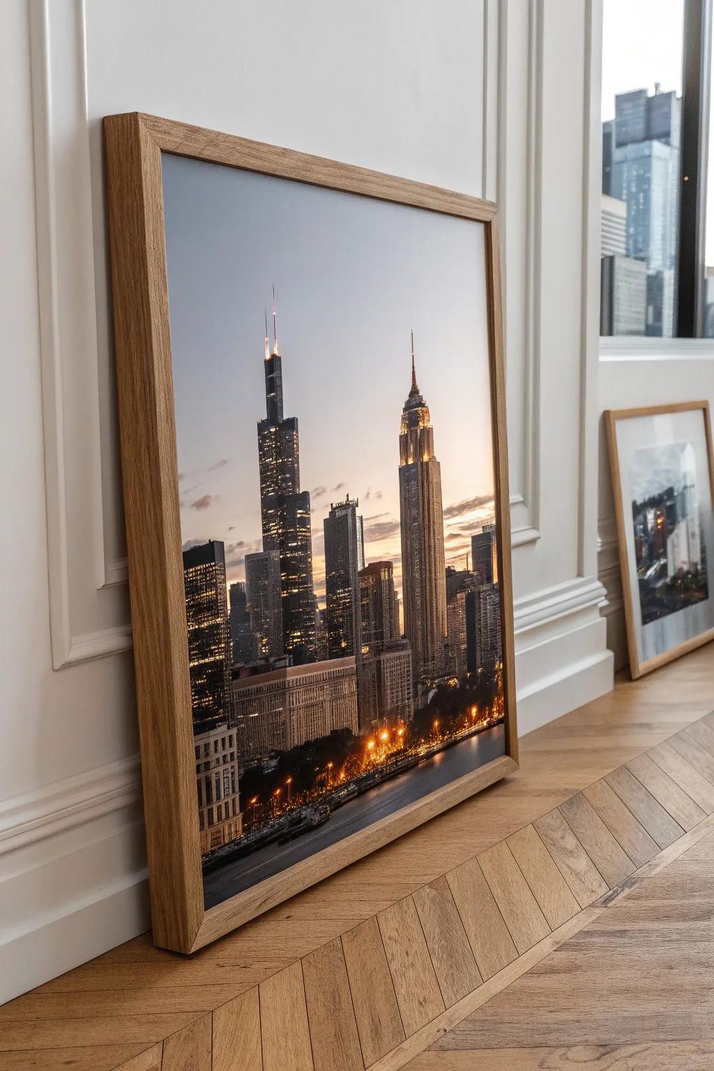 Urban Elegance: Discover the art of cityscapes with a minimalist twist.