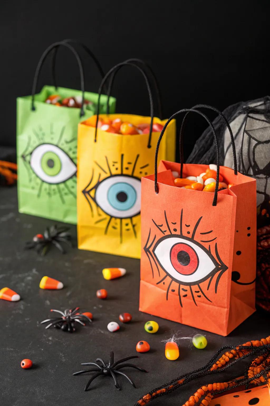Creep them out with eyeball goodie bags.