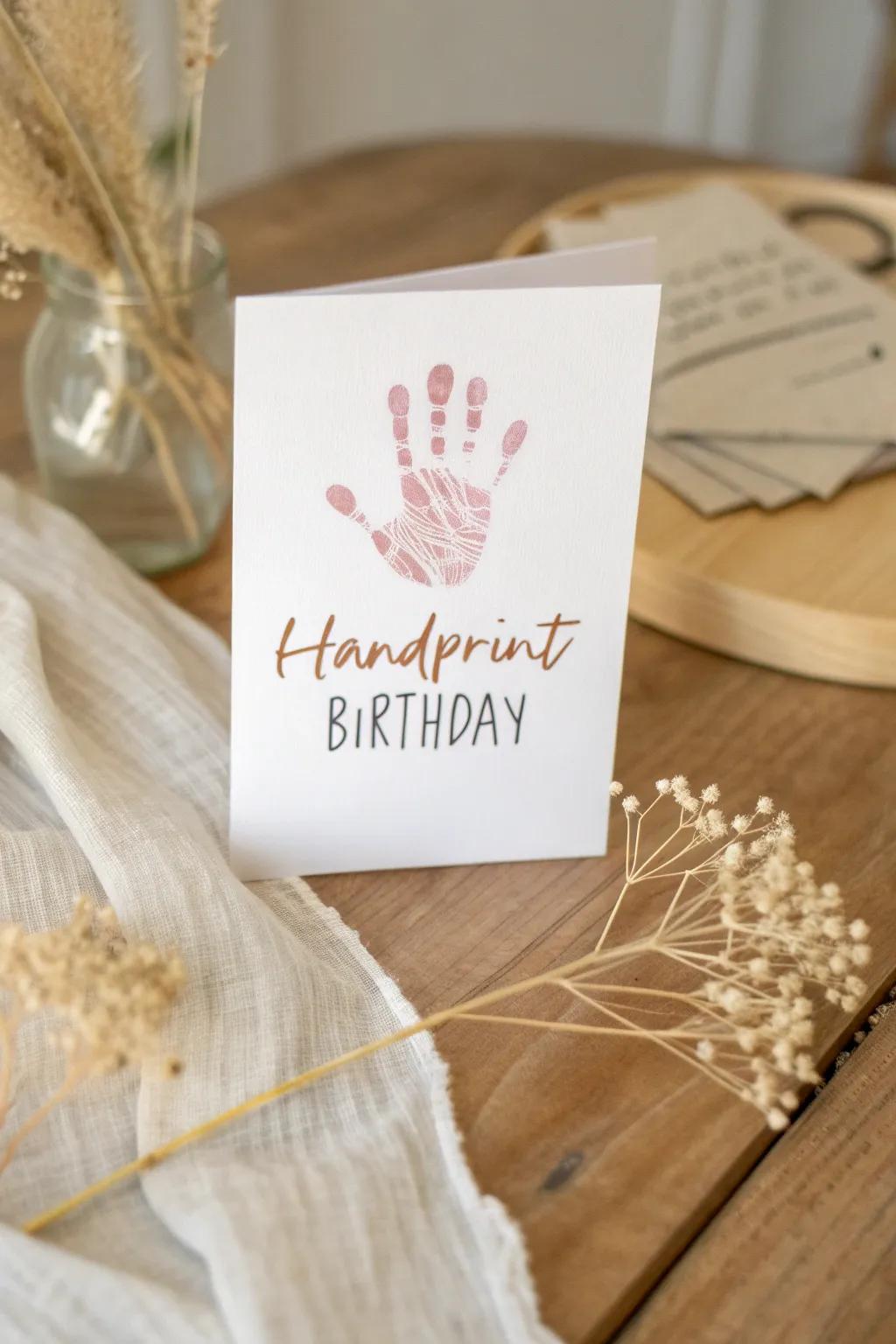 Craft a heartfelt message with minimalist elegance.
