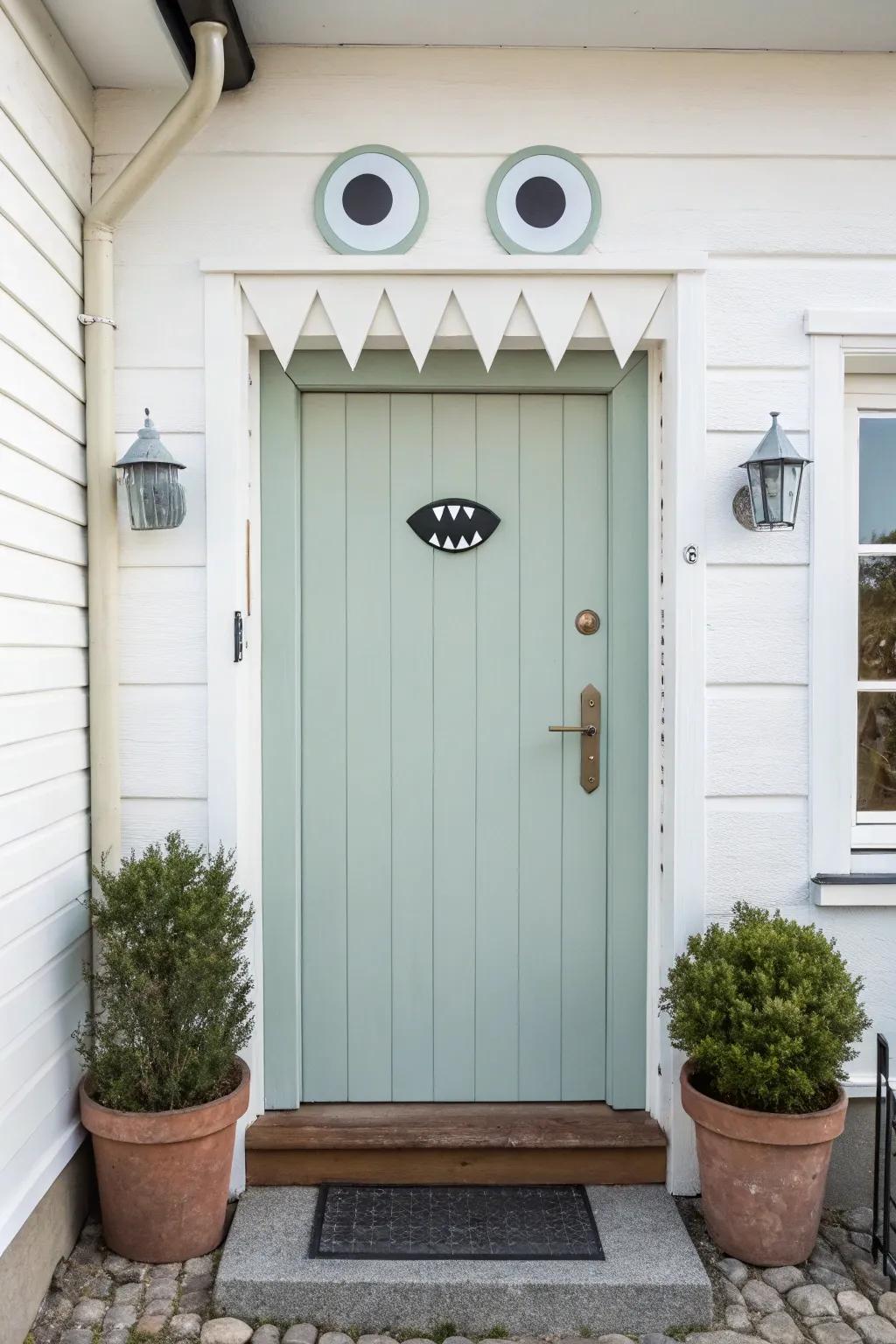 Welcome to the Monster House: Where Simplicity Meets Spooky!