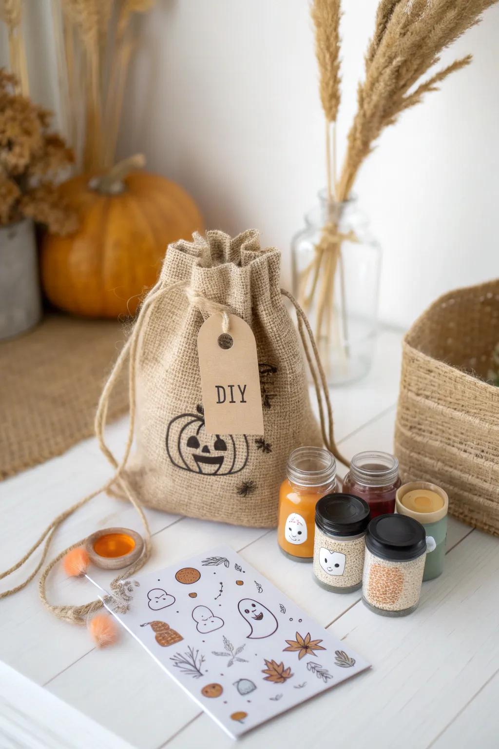 Inspire creativity this Halloween with charming DIY craft kits in a beautifully crafted goodie bag. 🎃✨ #ScandiBoho #HalloweenCrafts