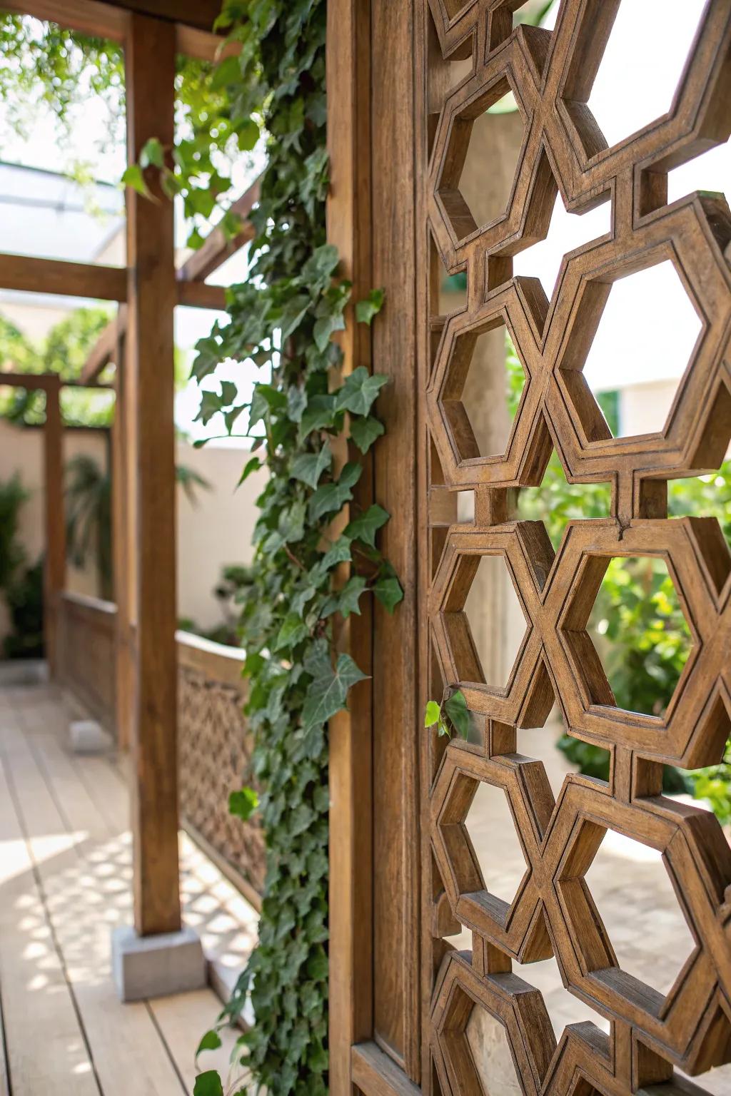 Elevate your outdoor space with the timeless elegance of lattice panels.