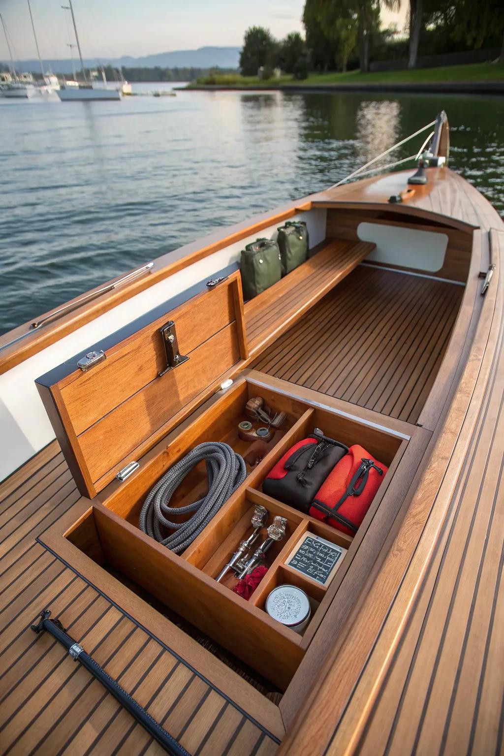 Maximize your jon boat's potential with expertly crafted floor storage solutions.
