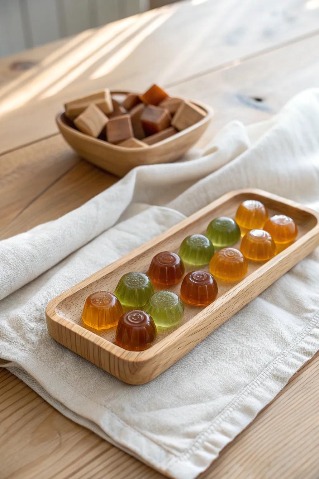 Delight in the tactile joy of jelly digging—where play meets elegance and simplicity.