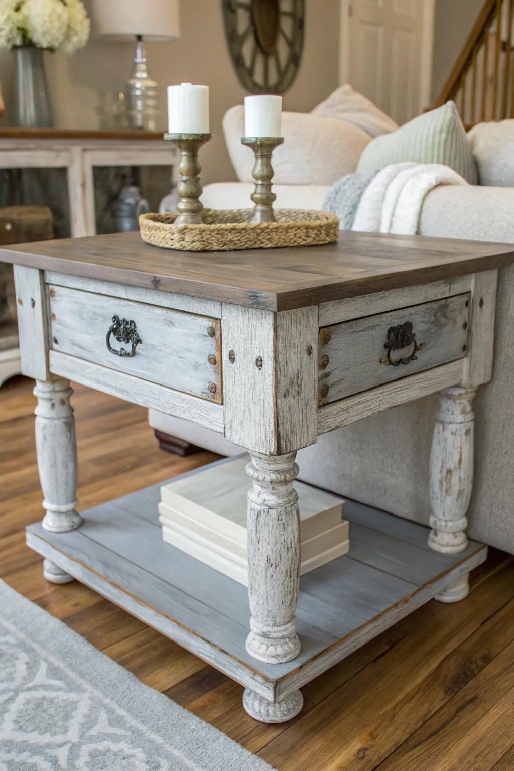 Elevate your living space with farmhouse flair. 🌿✨