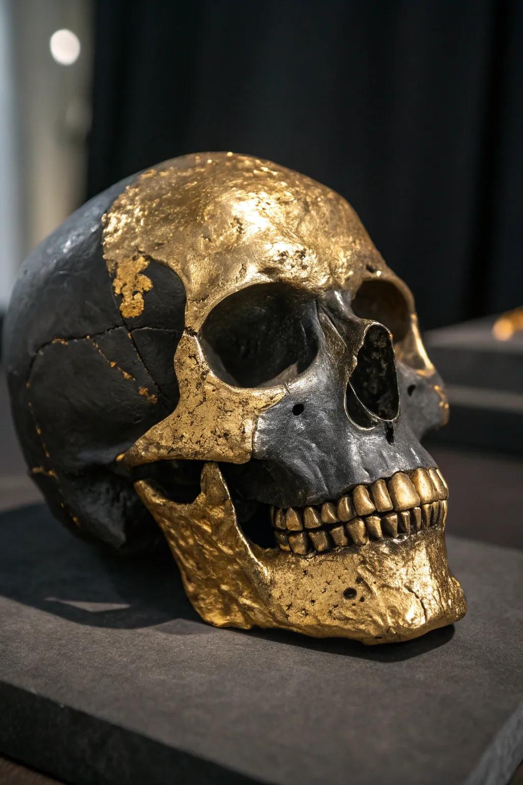 Elevate your decor with opulent gold accents—where art meets ancient allure.