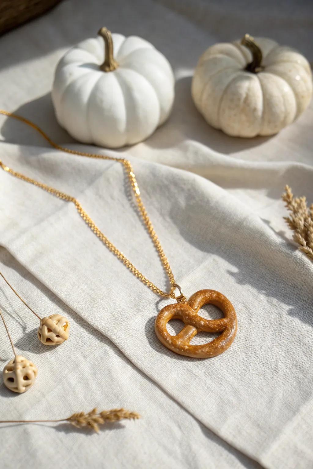 Embrace simplicity and charm with this unique pretzel necklace, where minimalist design meets boho elegance.