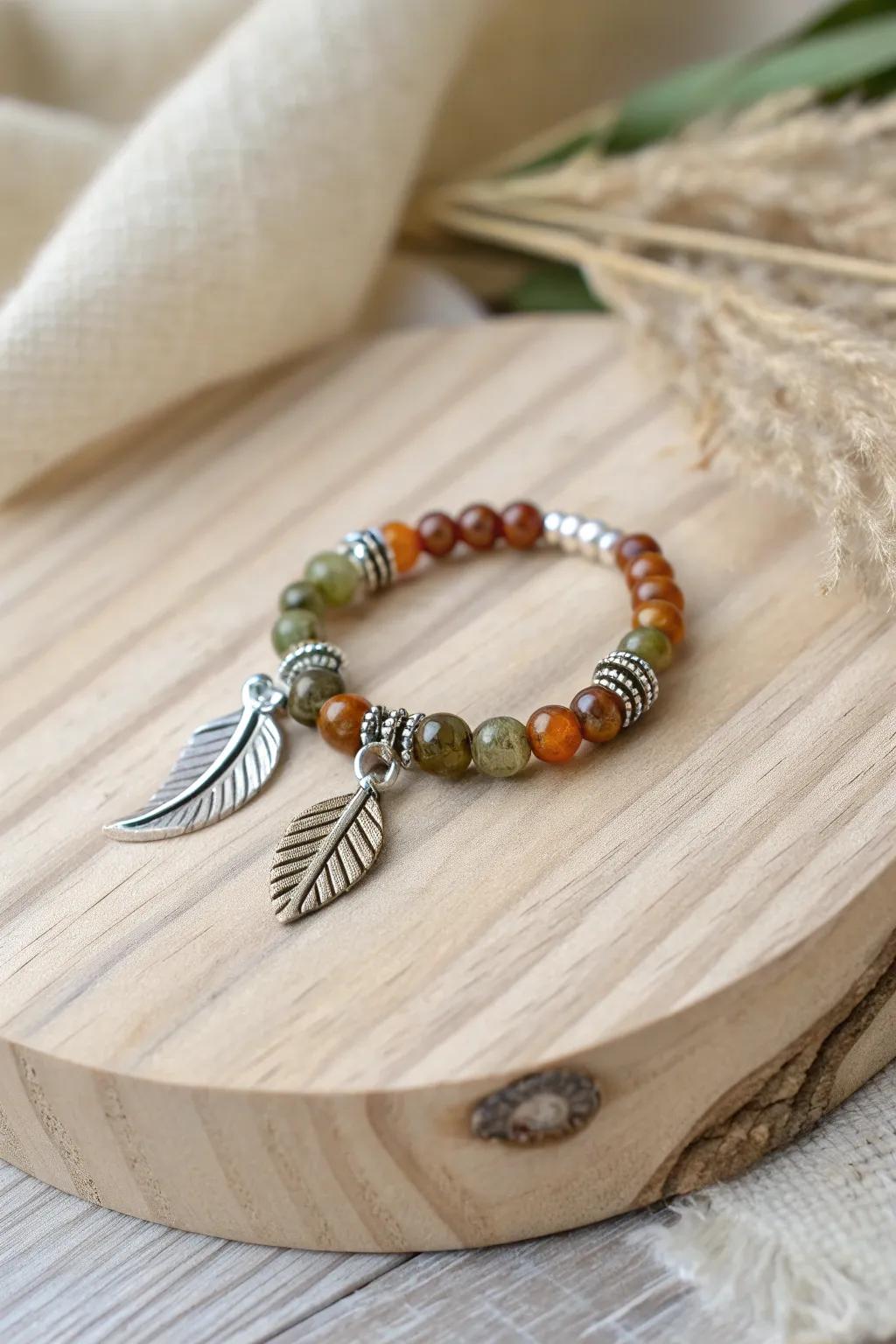 Embrace boho elegance with this handcrafted seed bead ring.