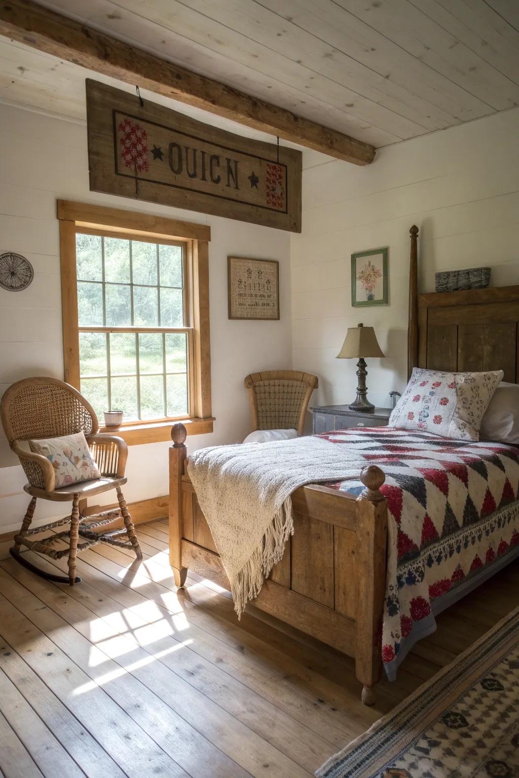 Bring a touch of the countryside to your bedroom.