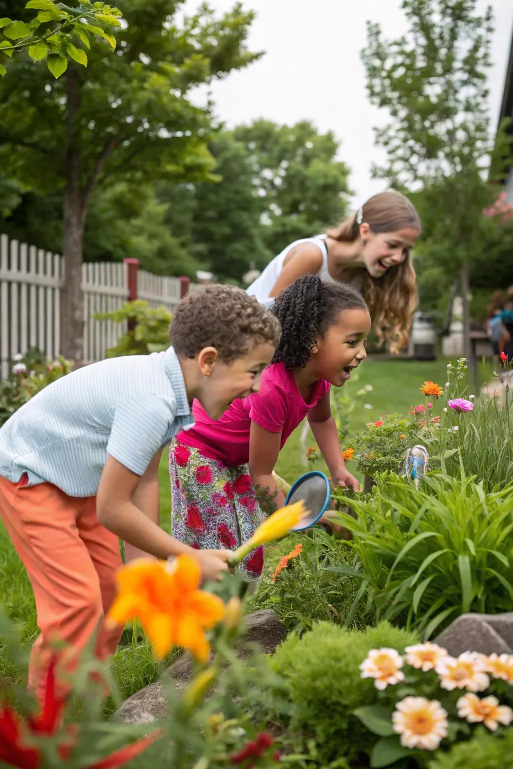 Turn your garden into a thrilling adventure with a scavenger hunt.