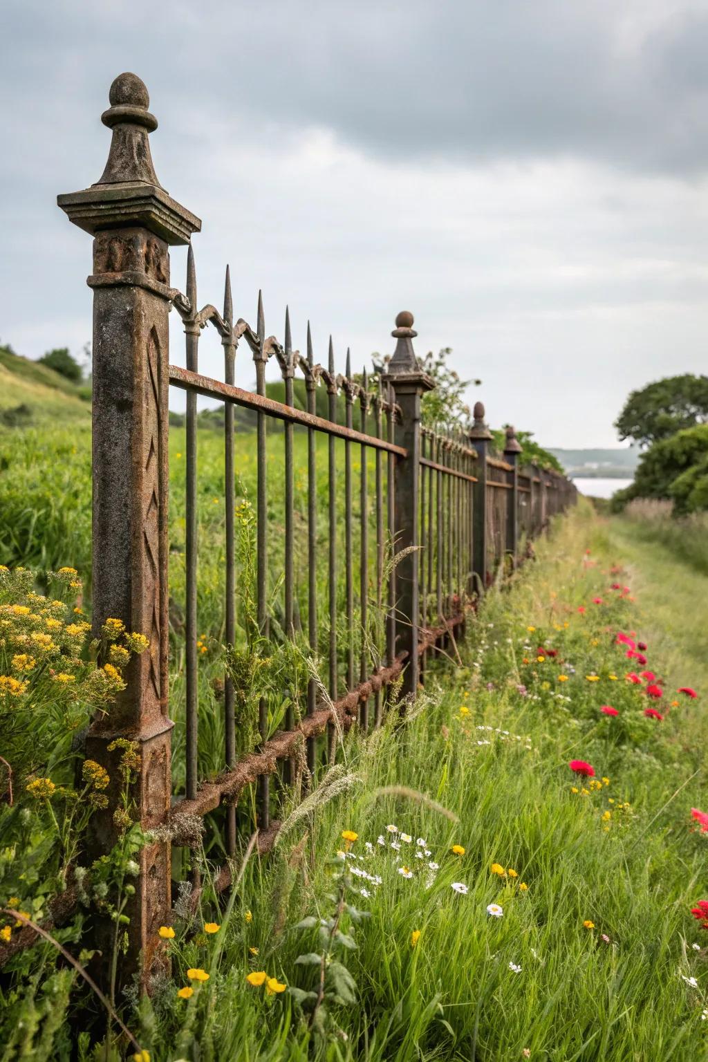 Craftsmanship meets nature: A T-post fence that enhances your landscape's beauty.