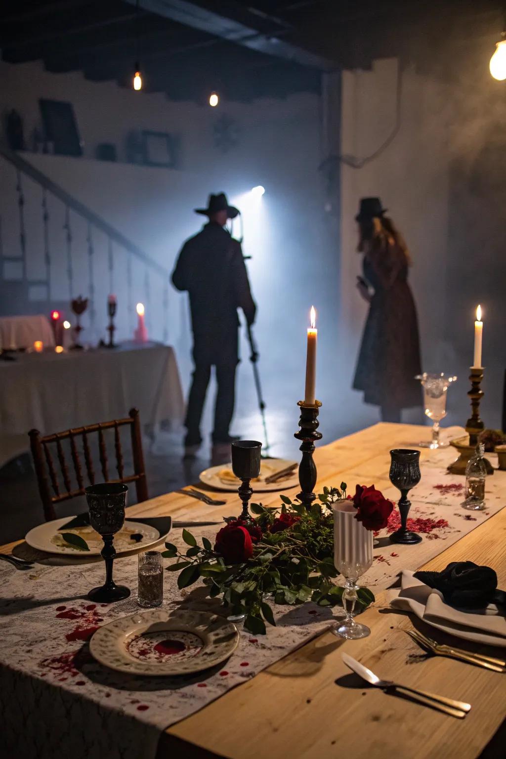 Unravel the mystery with a thrilling dinner party theme.