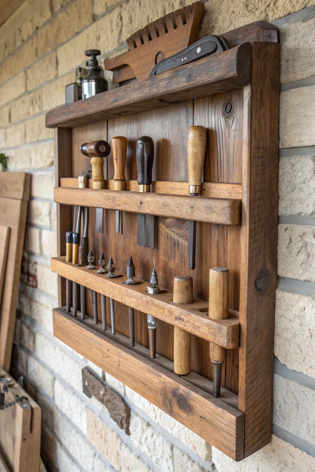 Elevate your workshop with custom-crafted tool storage solutions.