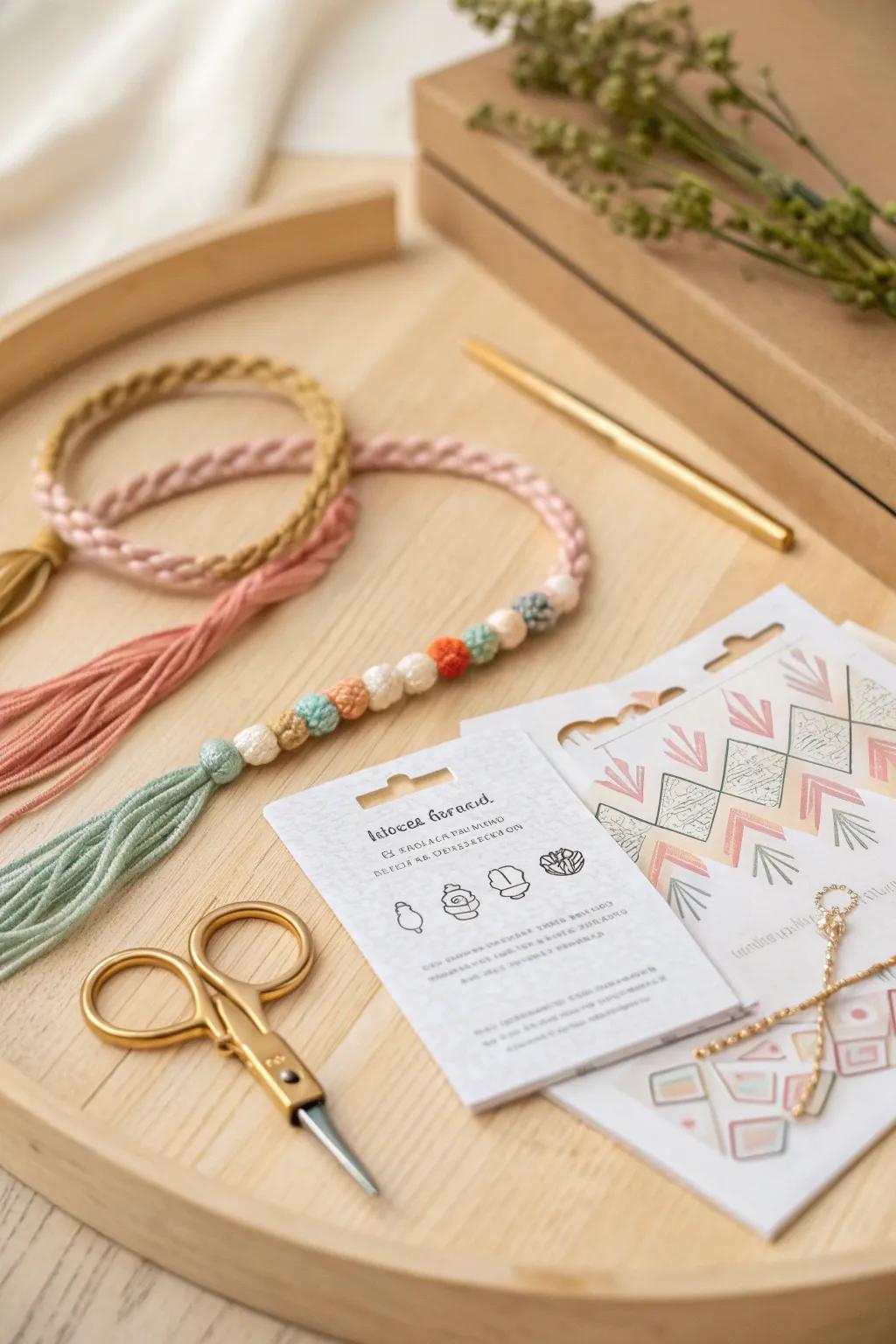 Craft memories with these charming friendship bracelet kits, perfect for a heartfelt Valentine's Day gift.