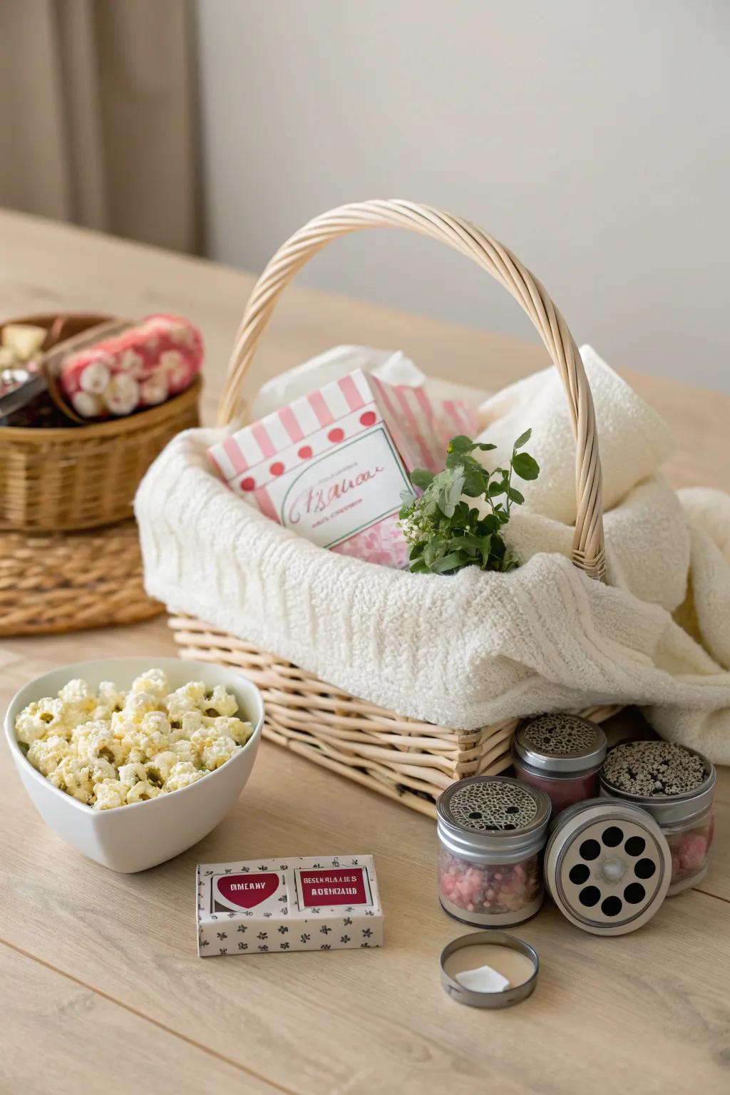 Craft the perfect movie night with a touch of Scandinavian elegance for Valentine's Day.