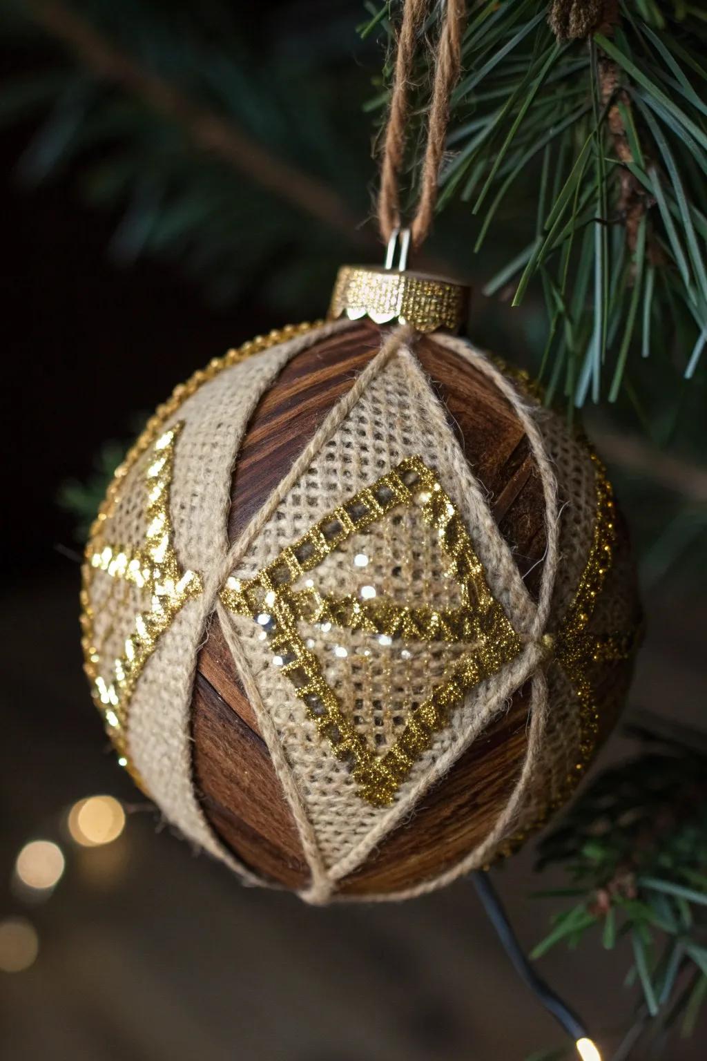 Elevate your decor with the elegance of mixed media craftsmanship.