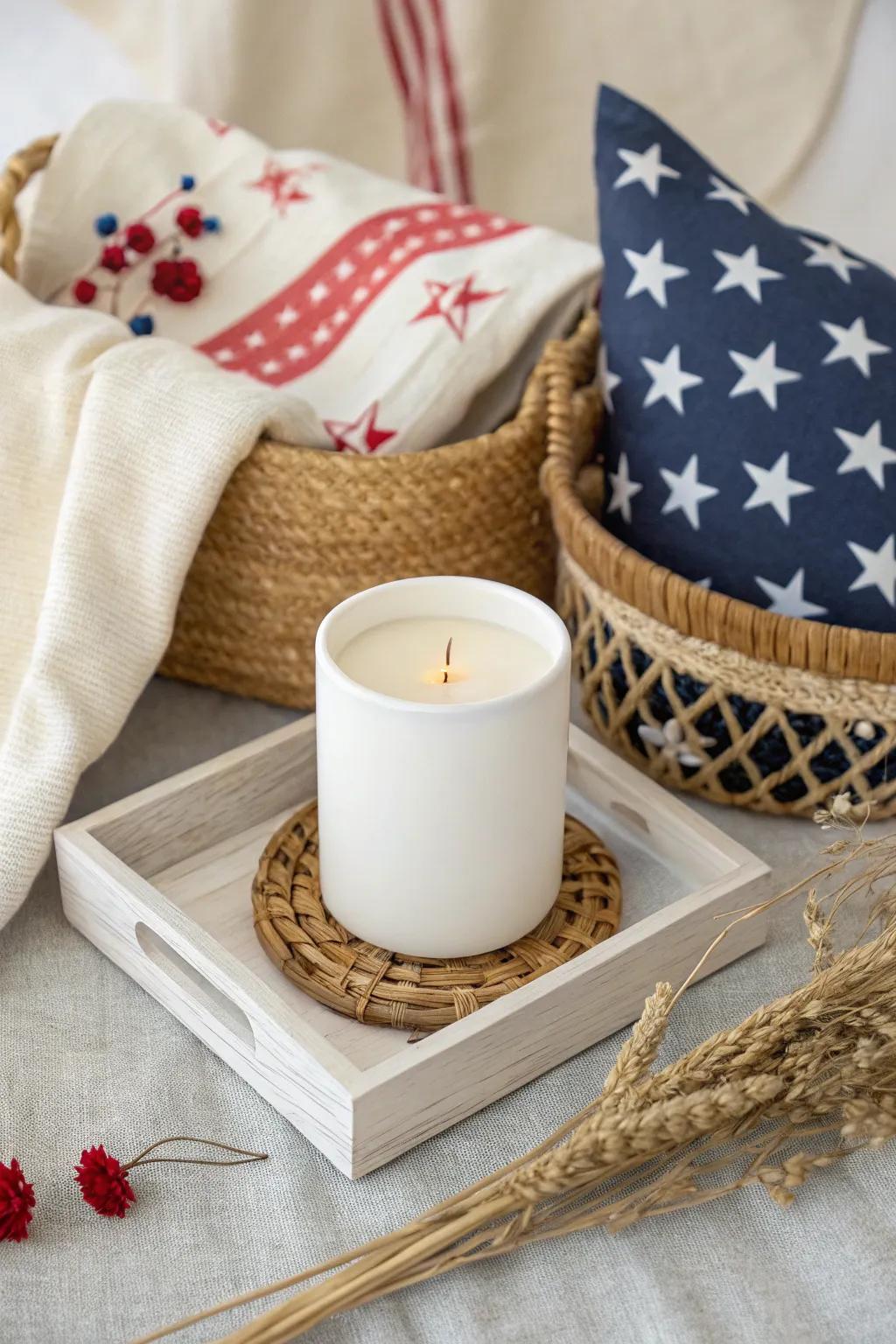 Unwind in style this 4th of July with our Star-Spangled Relaxation Kit. 🌿✨ #MinimalistBeauty #ScandiBohoStyle