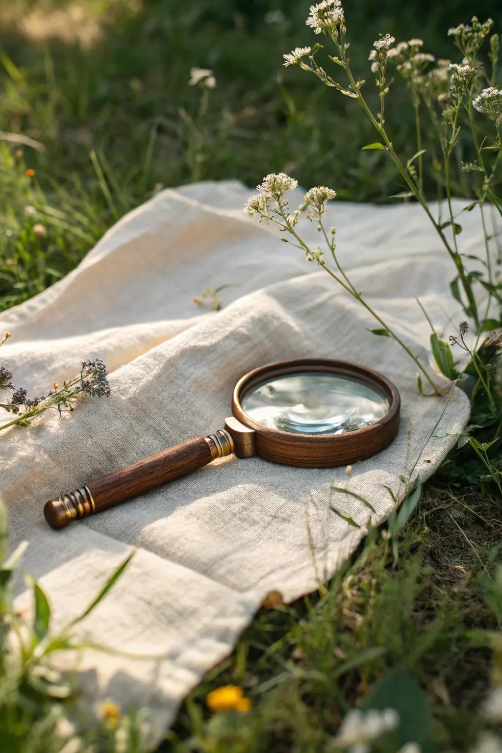 Discover the wonders of nature with a touch of elegance. 🕵️‍♀️🔍 #BackyardBugSafari #NatureExploration
