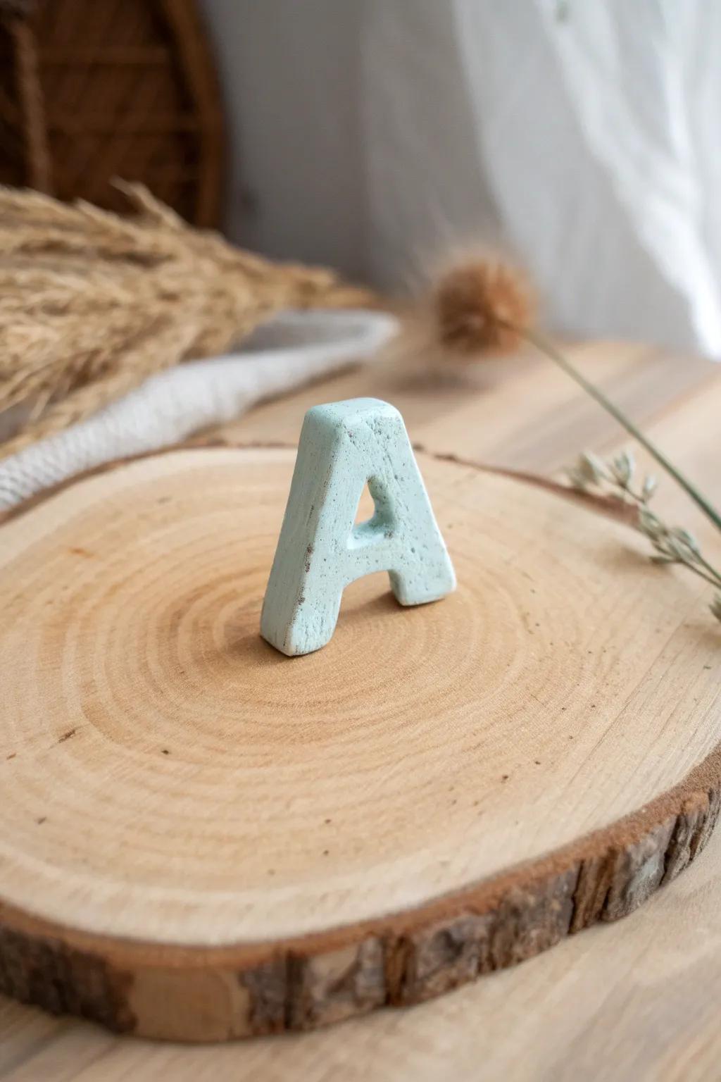 Craft learning into playtime with beautiful clay alphabet letters!