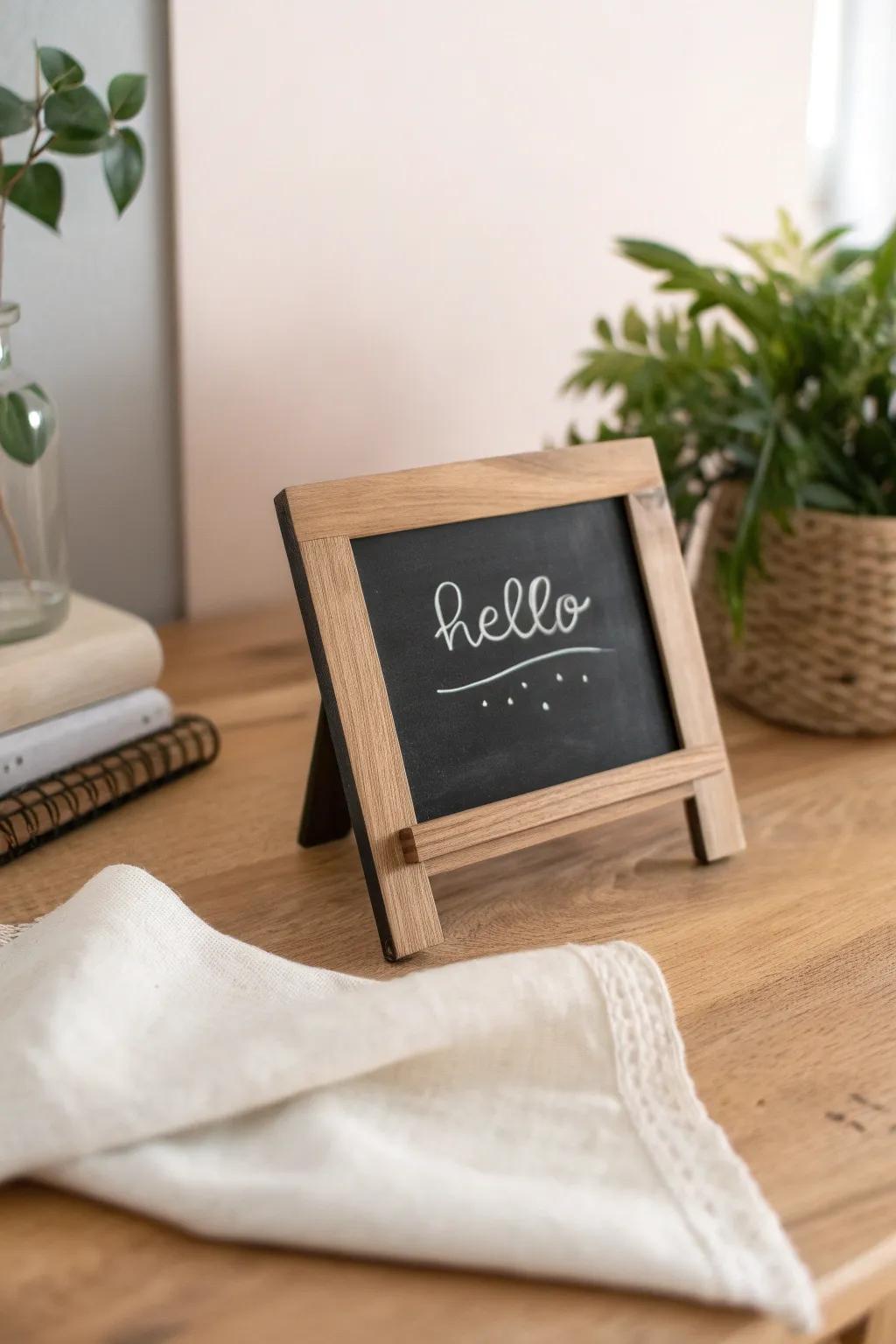 Embrace nostalgia and creativity with charming DIY mini chalkboards for kids!