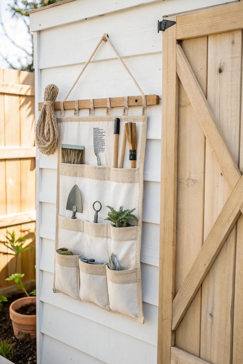 Elevate your garden shed with a touch of minimalist elegance. 🌿✨
