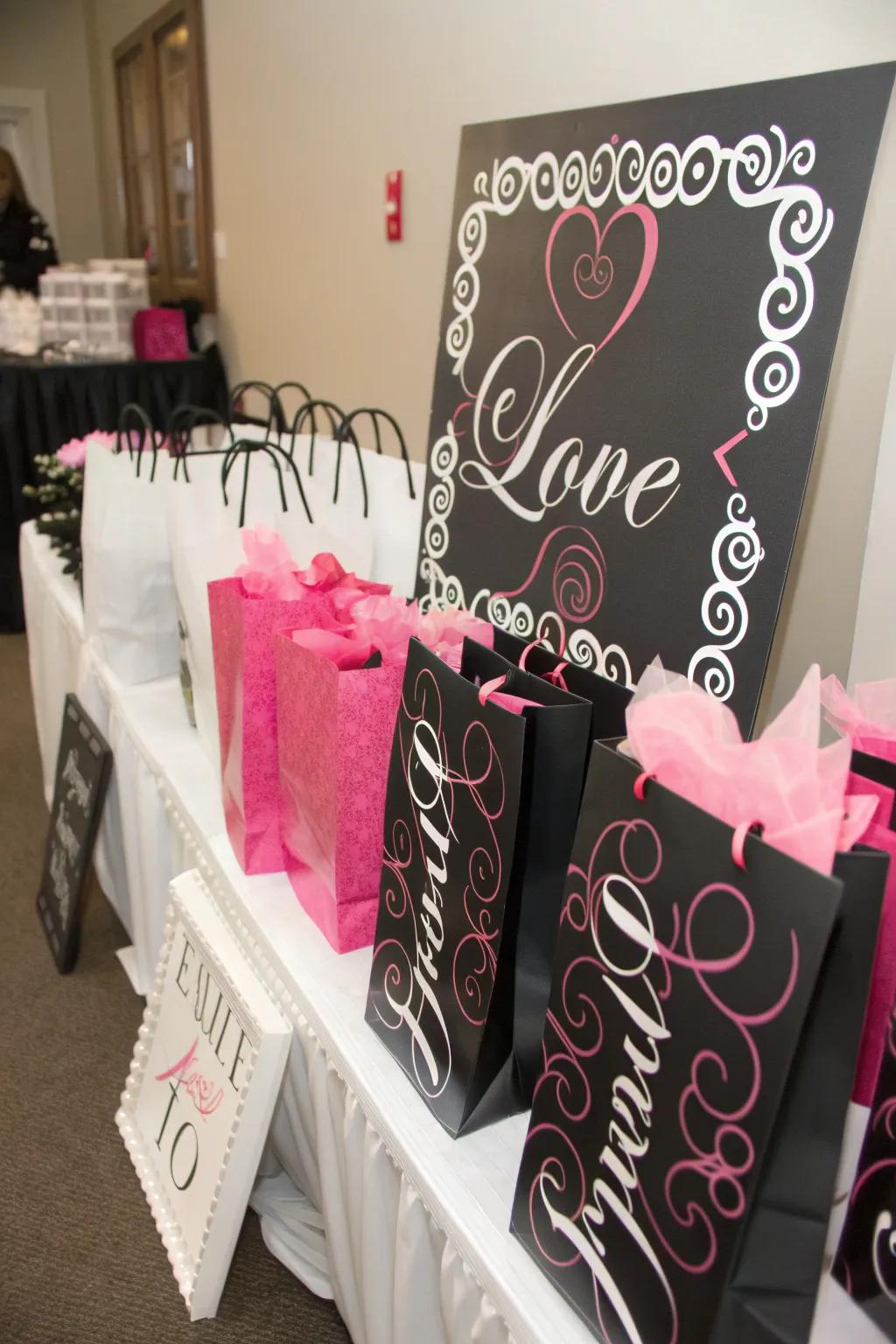 Personal touches that make the party memorable.