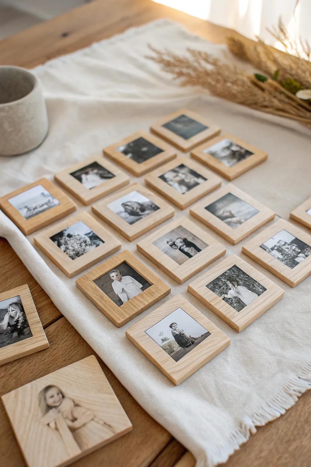 Create cherished memories with a DIY photo memory game that blends nostalgia with minimalist elegance.