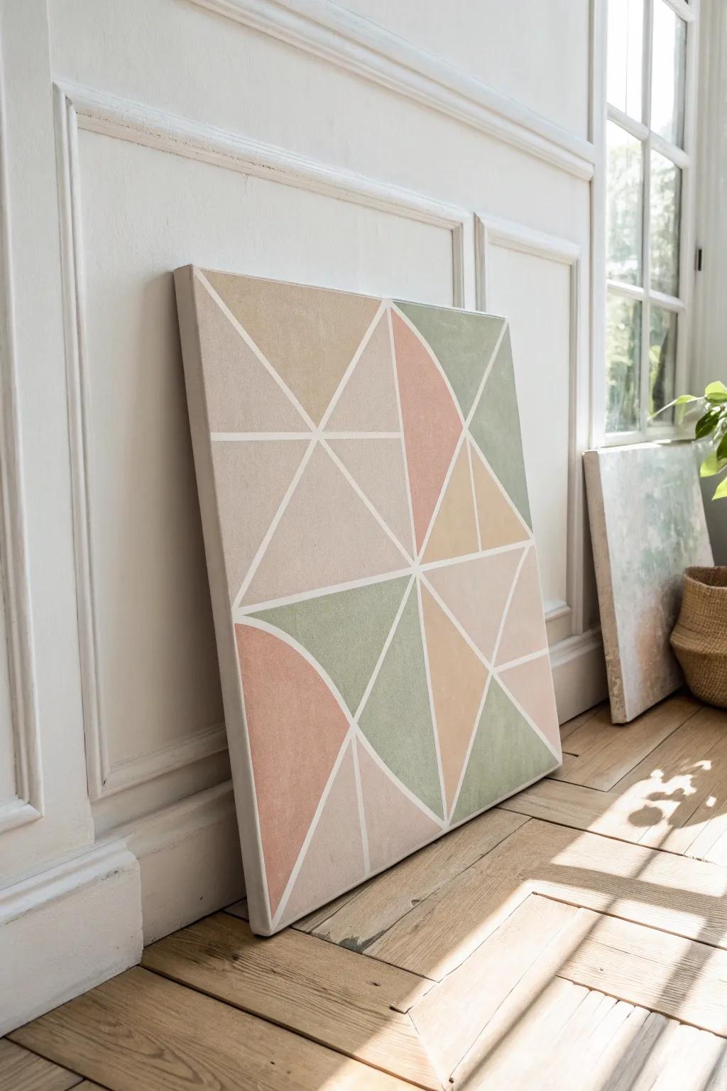 Embrace modern elegance with minimalist geometric patterns that transform any space into a serene sanctuary.