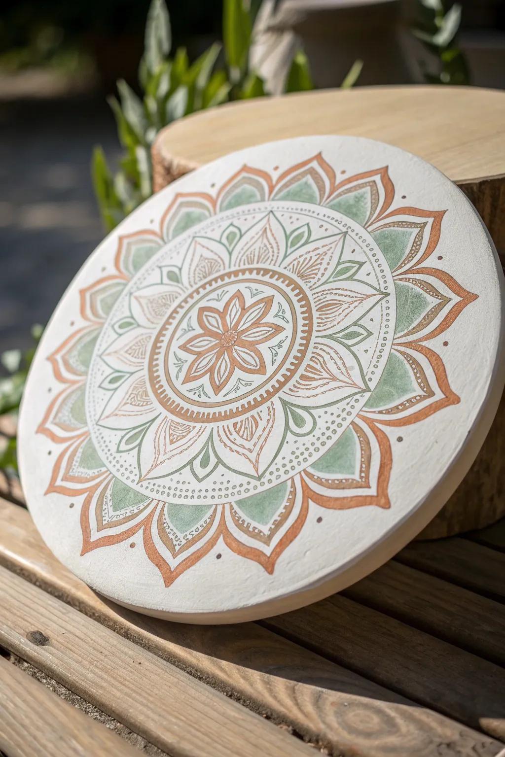 Find serenity and beauty in the art of mandala creation.