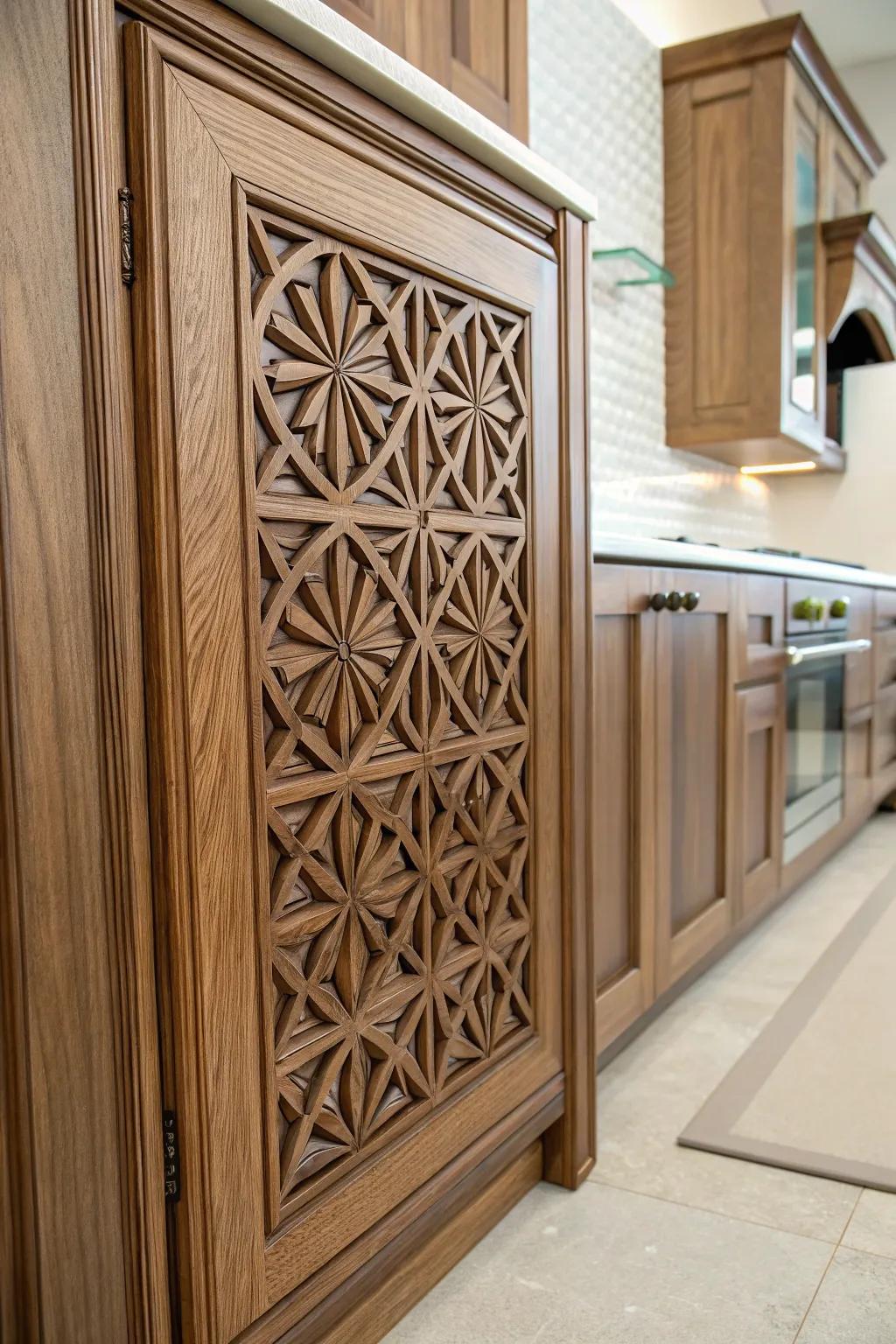 Elevate your kitchen aesthetics with CNC-crafted cabinet doors that combine precision and artistry.