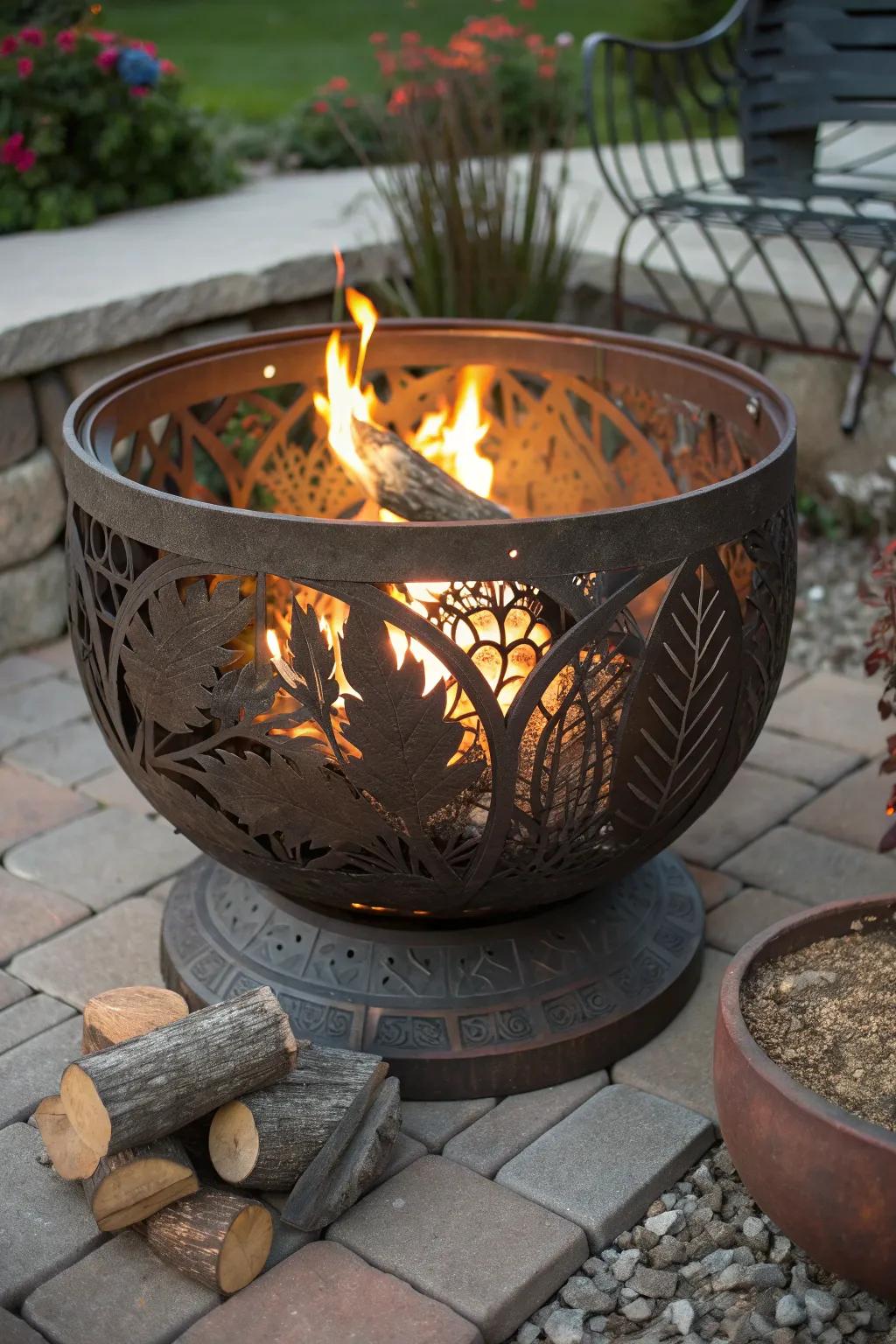 Ignite your outdoor gatherings with a masterfully welded fire pit.